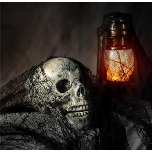 300 x 30 Inch Halloween Spooky Cloth - Black Large Size Halloween Creepy Cloth - Picture 4 of 8